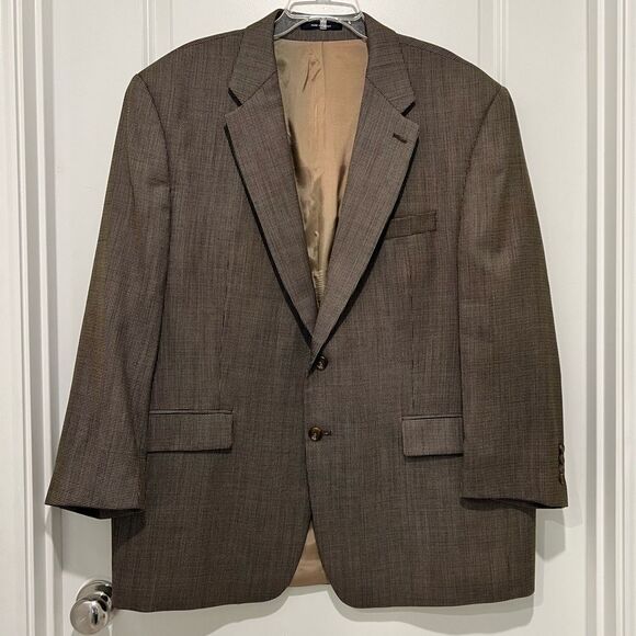 Vintage Chaps by Ralph Lauren Men's Wool 2 Button Blazer Sport Coat Size 48R - Picture 1 of 12